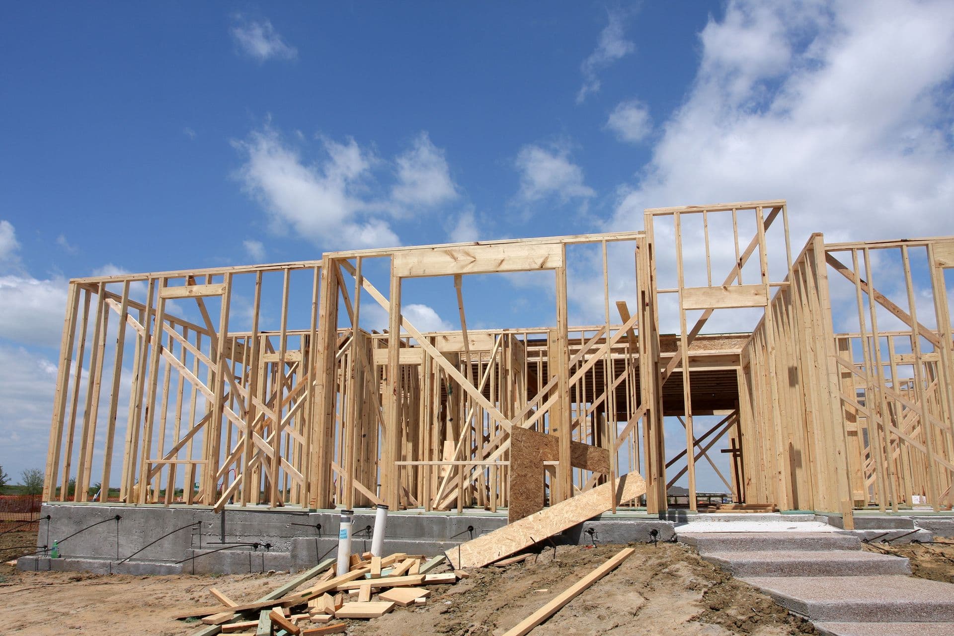 design build home frame