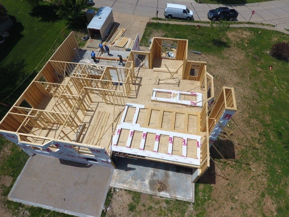 Home being rebuilt