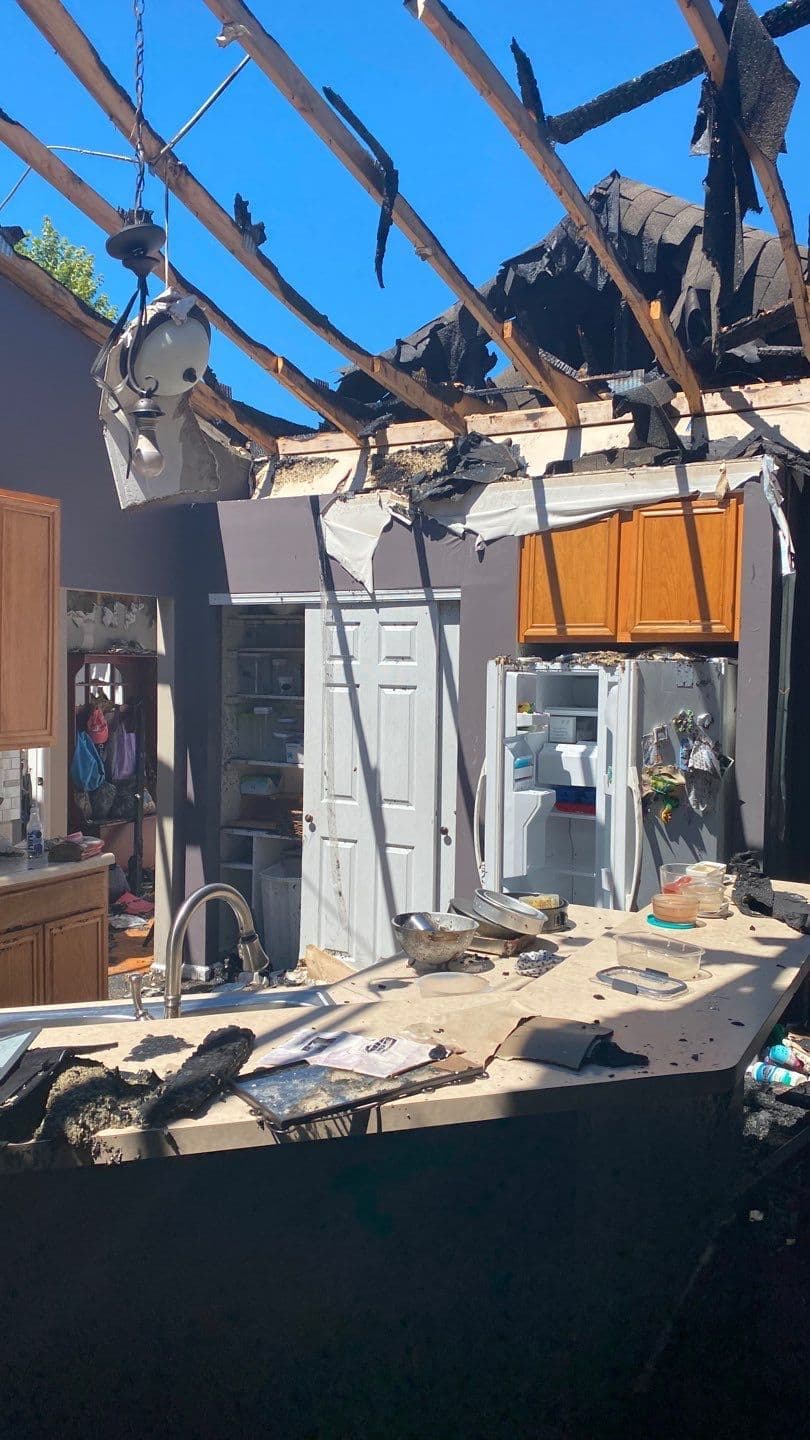 Storm Damaged Home